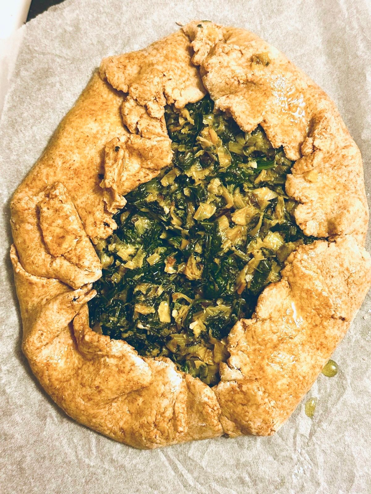 Image of Leek & Greens Galette
