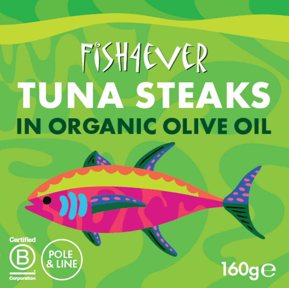 Tuna Steaks in Organic Olive Oil 160g