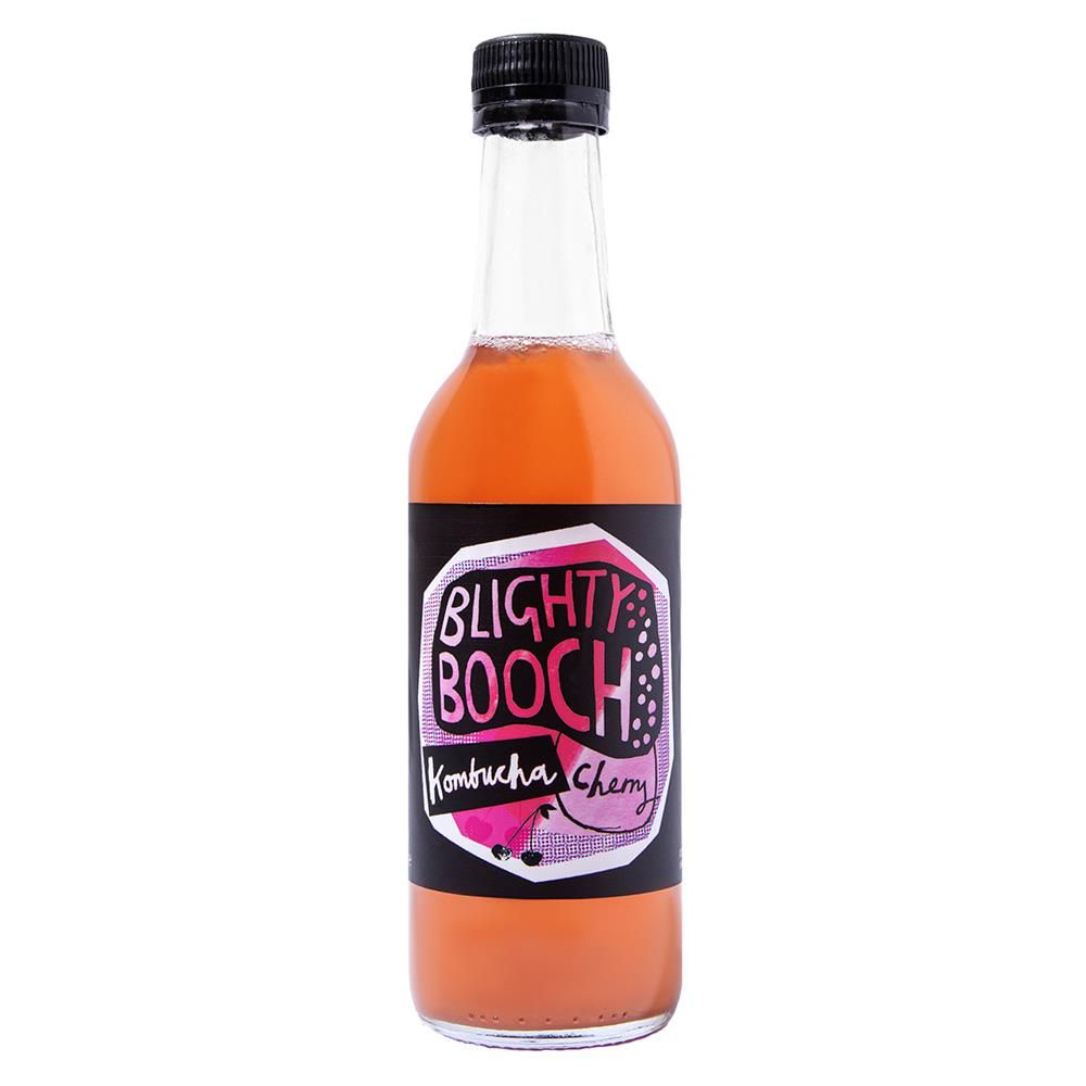 Image of Organic Cherry Kombucha - (Blighty Booch) 330ml