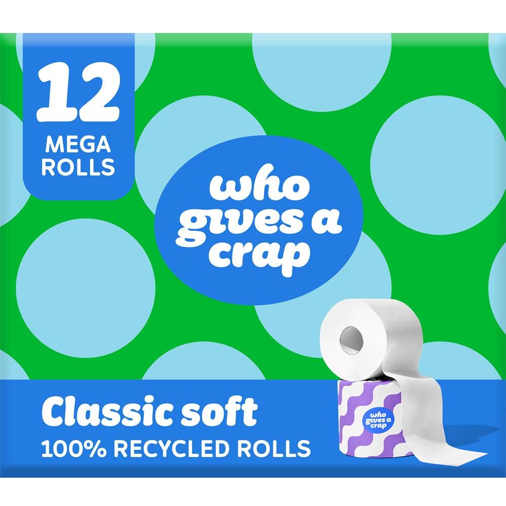 12 Pack Recycled Loo Roll